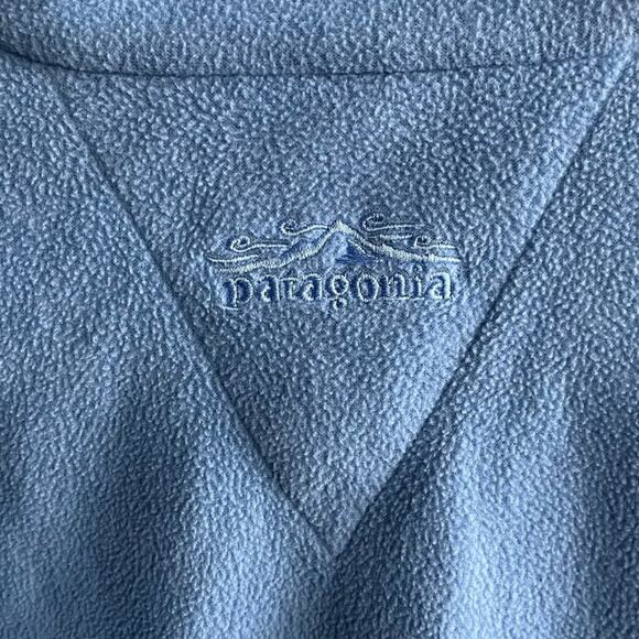 Patagonia Women's Micro D-Luxe Blue Fleece Pullover Jacket Size XS - Picture 7 of 9